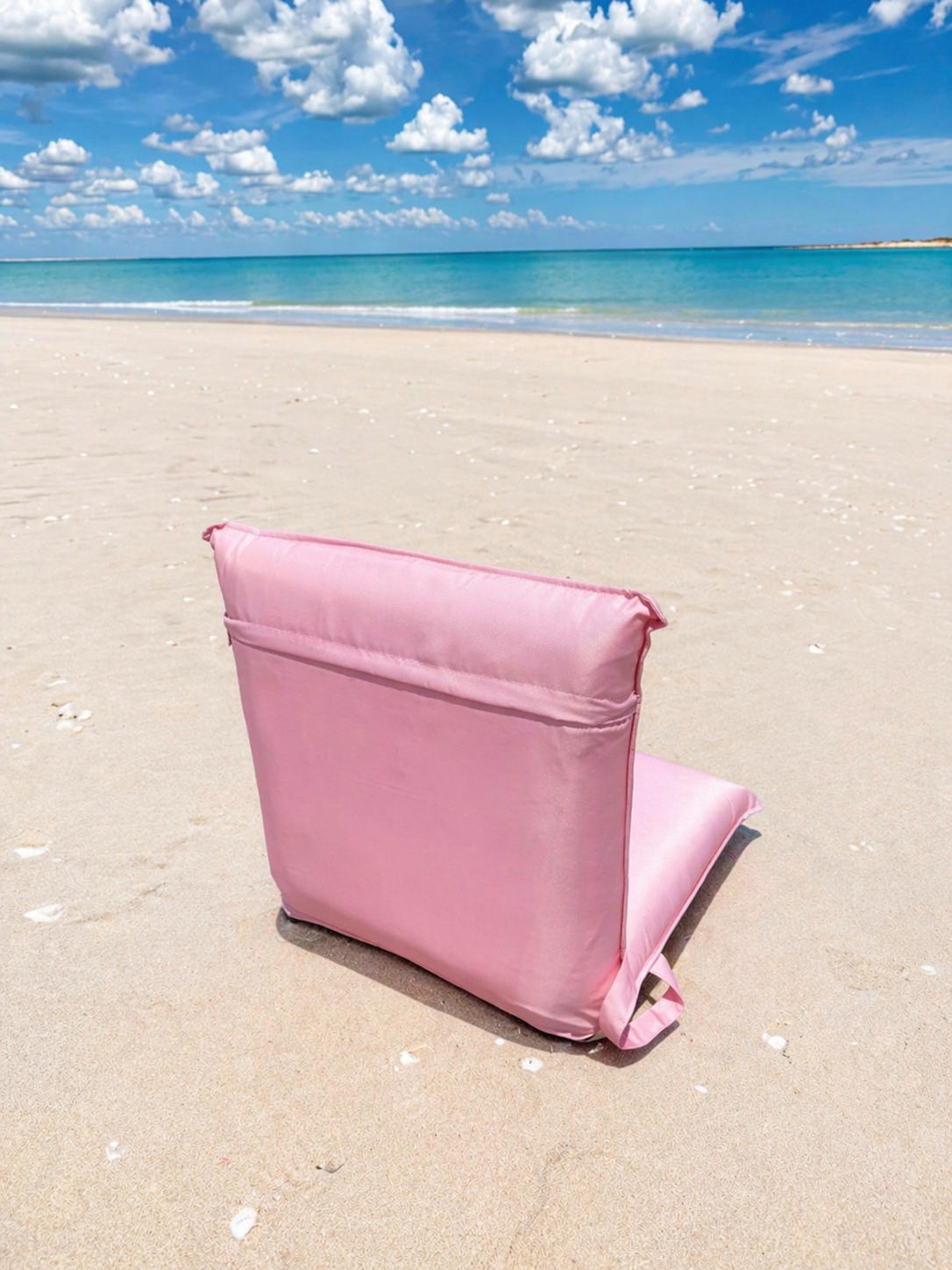 Coral Mist Set- Beach Chair and Umbrella