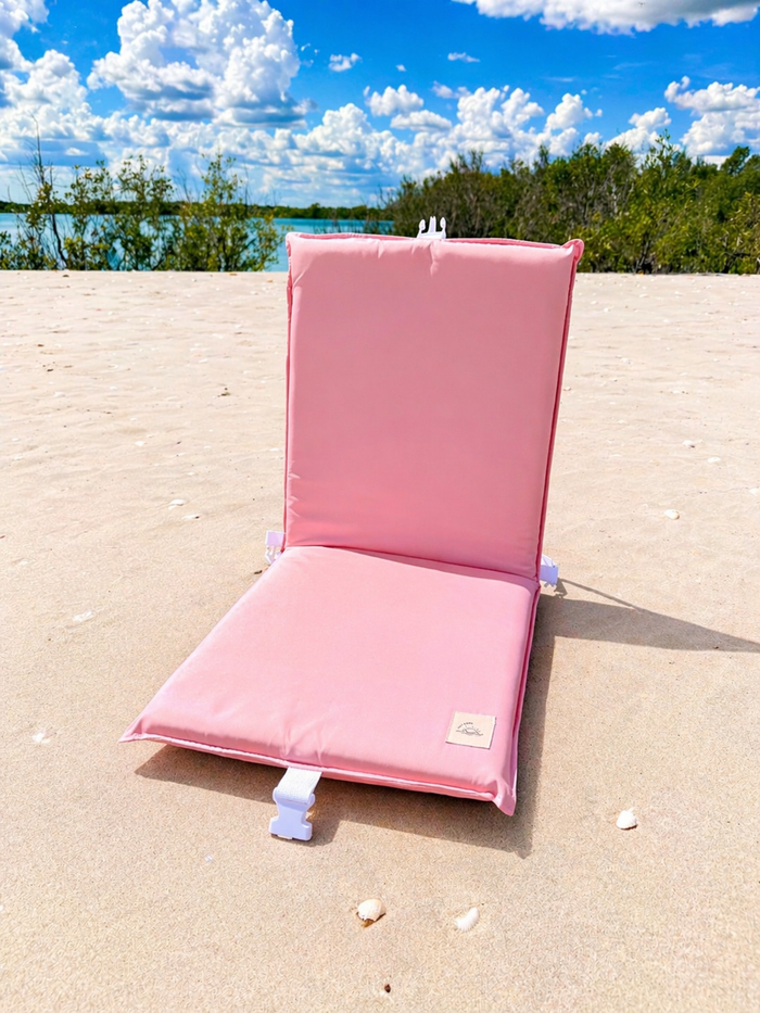 Coral Mist Beach Backpack Chair
