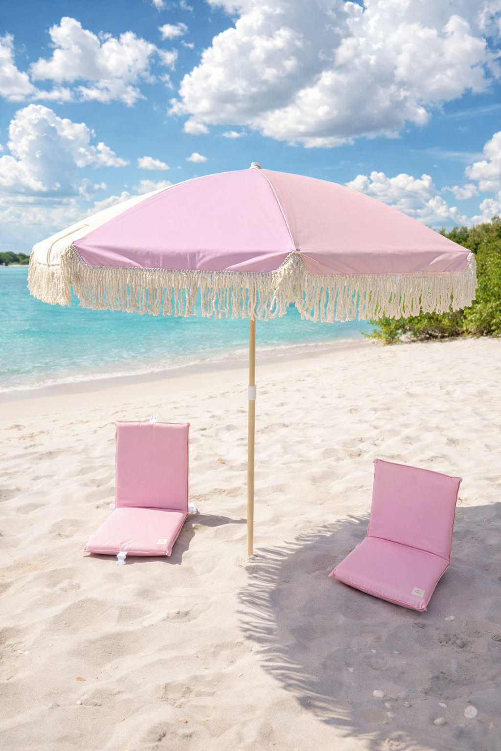 Coral Mist Beach Umbrella