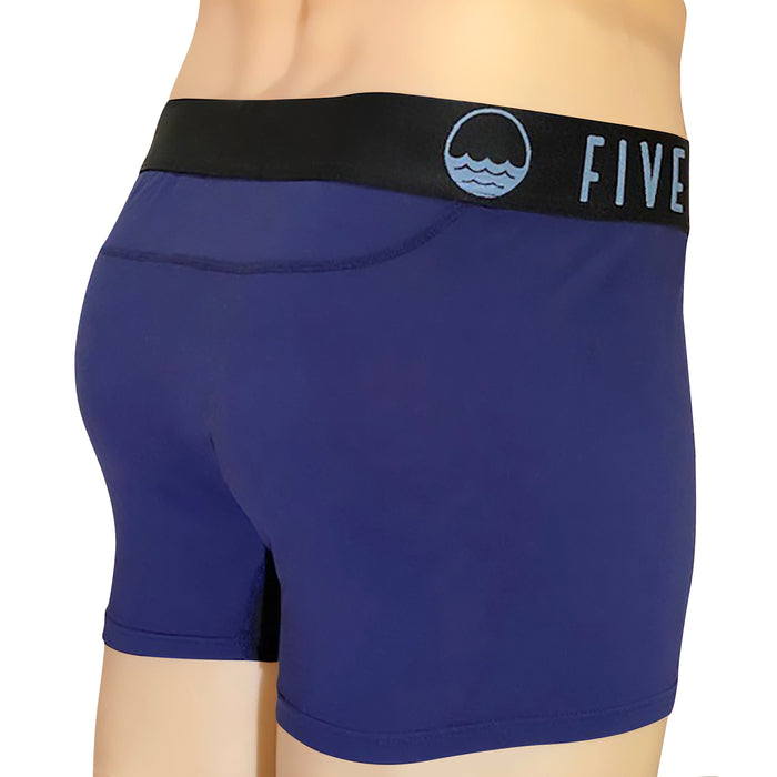 "Snag smugglers" mens short navy blue underwear
